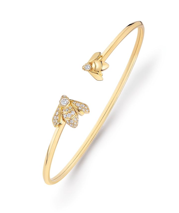 「ビー ドゥ ショーメ」ブレスレット（YG×ダイヤモンド）￥1,133,000