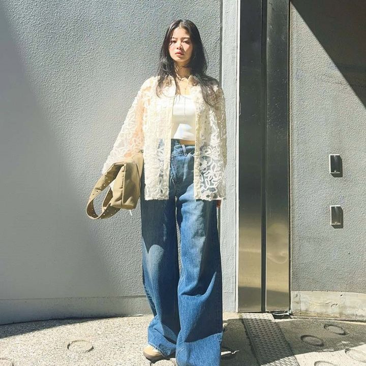 【SNAP】淡いワントーンで統一した春コーデ♡ 大谷愛加さん