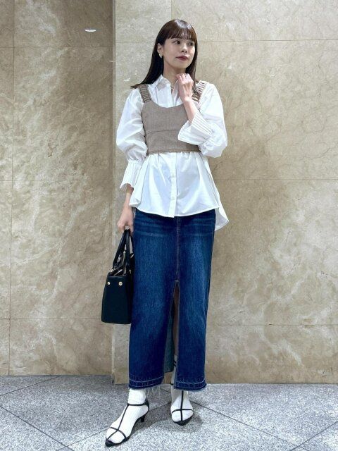 デニムスカートコーデ2