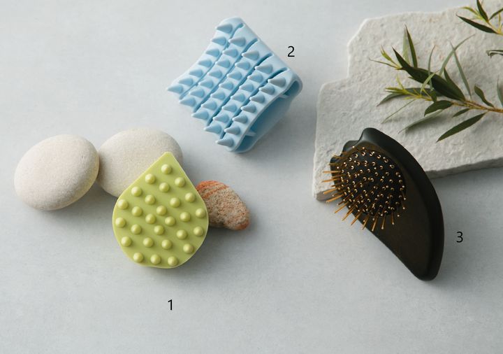 健やかな頭皮を作るための、ヘアケアアイテムたち。