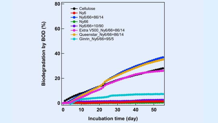 分解しないと思われていたナイロン釣り糸が生分解されていた