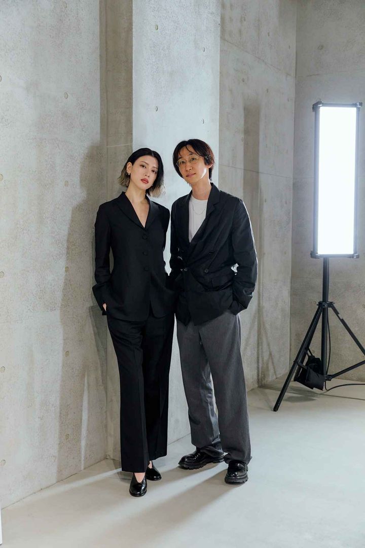 画像: 【PLST×HARUNOBUMURATA】ウールブレンドジャケット¥33,000、ウールブレンドストレートパンツ¥17,000 www.plst.com