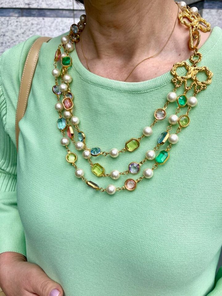 ベネチアングラスのネックレス