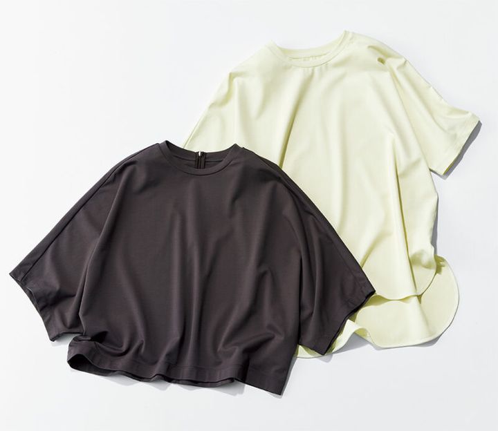 ライムイエロー￥4,490、グレー￥4,990／ともにアンフィーロ（オンワード樫山）