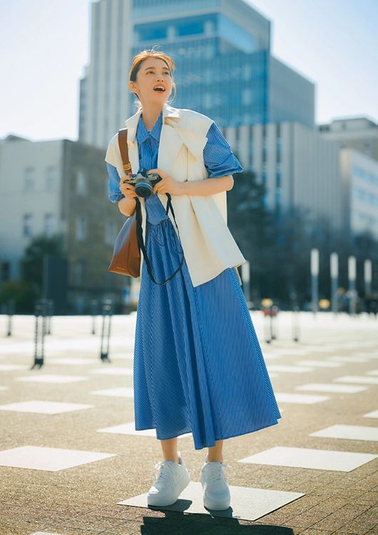 ルーニィの進化系トレンチとつくる休日おでかけコーデ