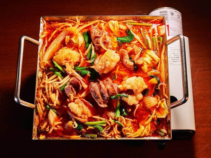 中崎町『もつ料理 なかみ堂』の「ちりとり鍋」