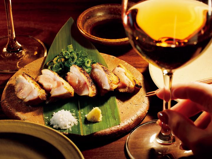 天満『CHIKICHIKI 天満店』の「鶏のたたき」