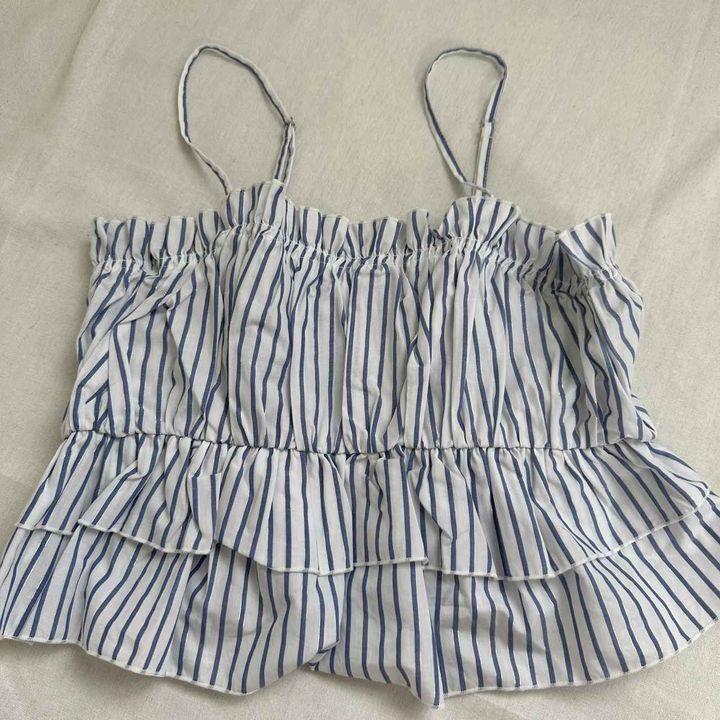 画像: ストライプビスチェ