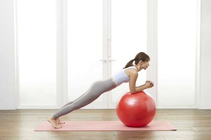 写真⑧ 出典＝SAYAKA『バランスボール「美やせ」革命』（プレジデント社）