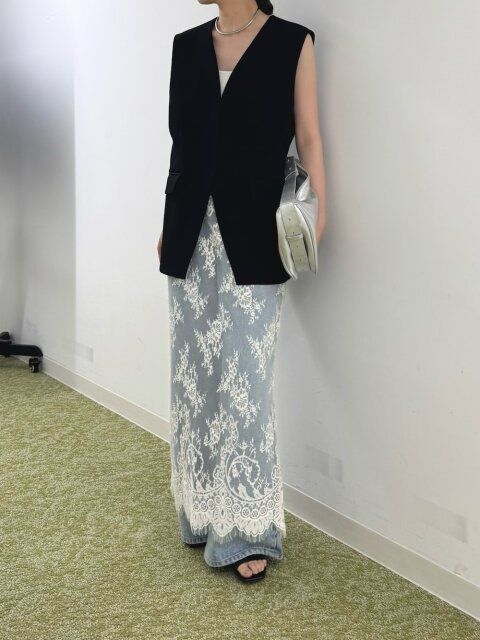 ワイドデニムのコーデ5