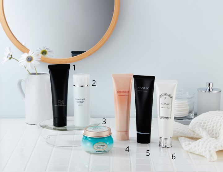 朝洗顔におすすめのアイテムたち。