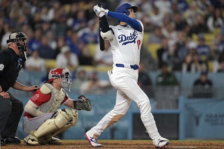今季16号アーチを放ったドジャース・大谷翔平（C）ロイター