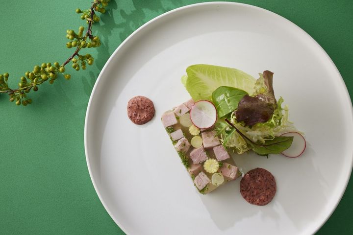 【前菜】初夏の野菜のジャンボン・ペルシエ