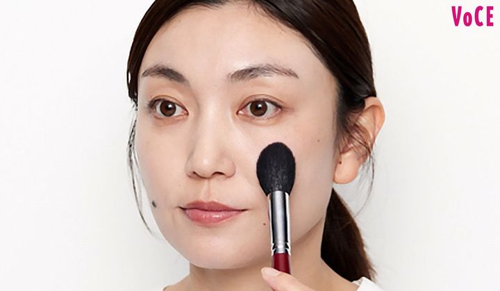 STEP６：“ダメ押しハイライト”で顔の中心を引き出す