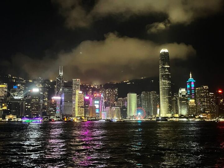 香港 ビクトリアハーバー 夜景