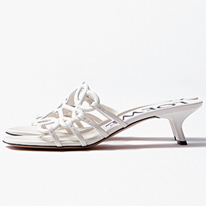 ロエベの新作ミュールのペタルアナグラムスライド