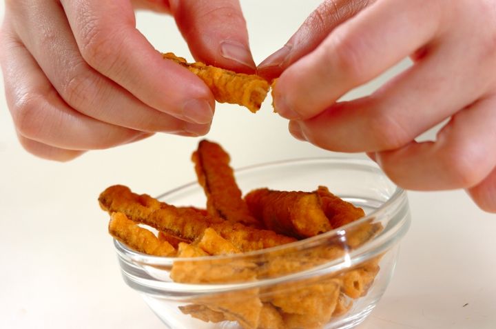 イカ天入り野菜炒めの下準備1