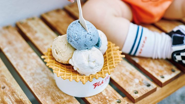 愛知〈YEH ice cream〉アイスミニ4種盛り