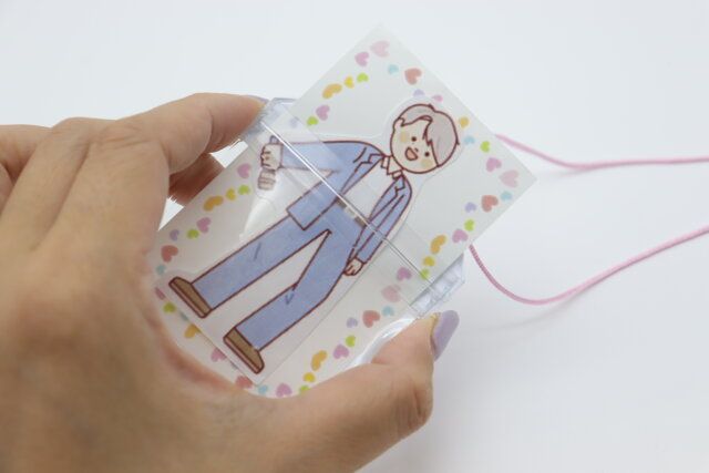 推し活お守り 写真収納