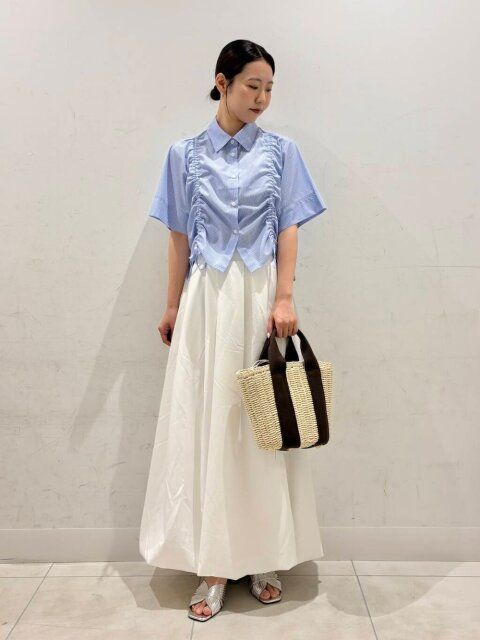 白スカートコーデ4