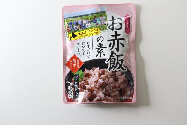 ダイソー お赤飯の素 パッケージ
