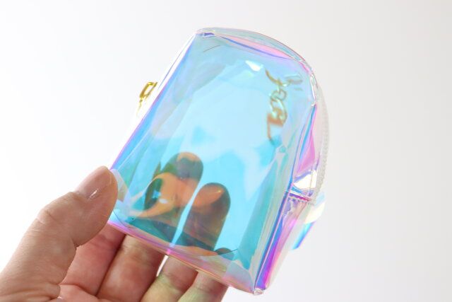 ダイソー ミニリュックバッグチャーム（オーロラ） デザイン