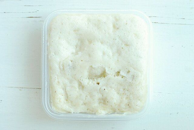 ふんわりラップをかけ、レンジ600wで約5分加熱する。