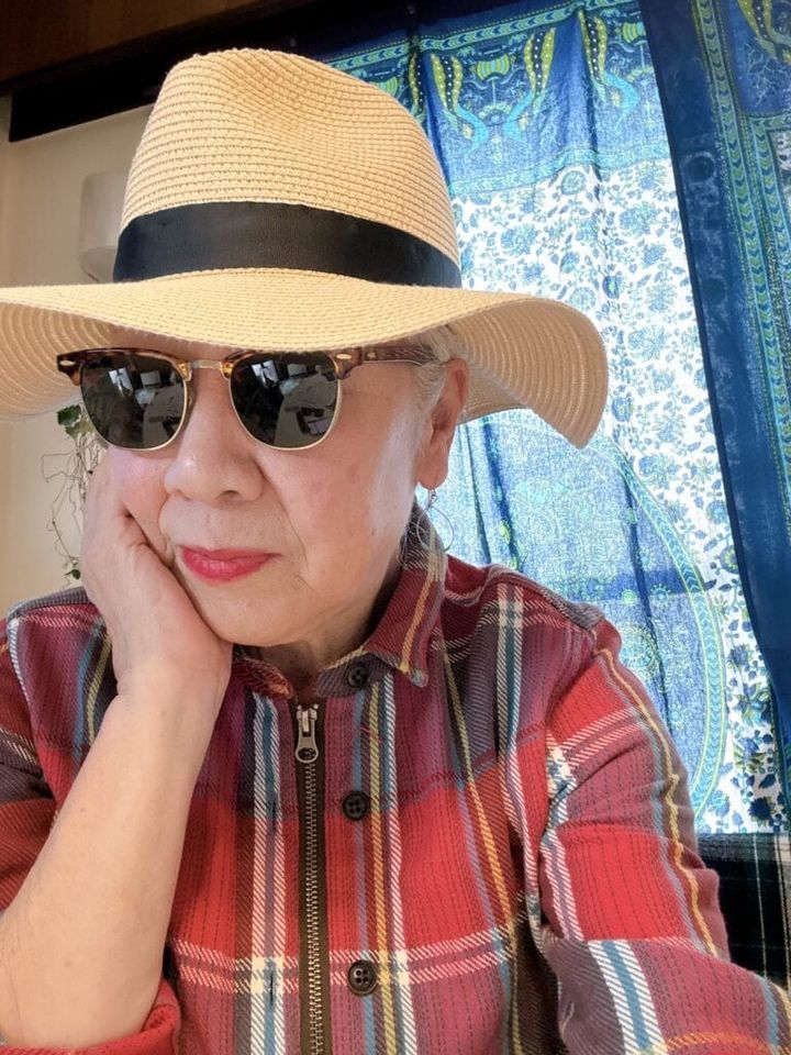 『素敵なあの人』公式ブロガー・島崎真代さんの帽子のかぶり方