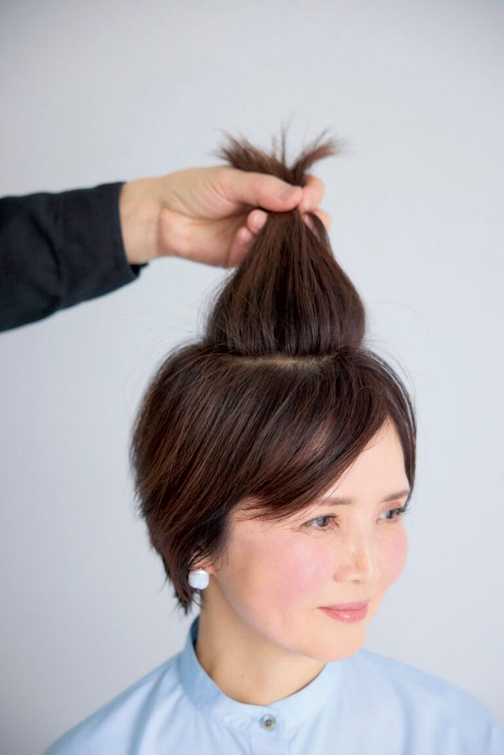 【1】ボリュームを出すトップの部分を決める