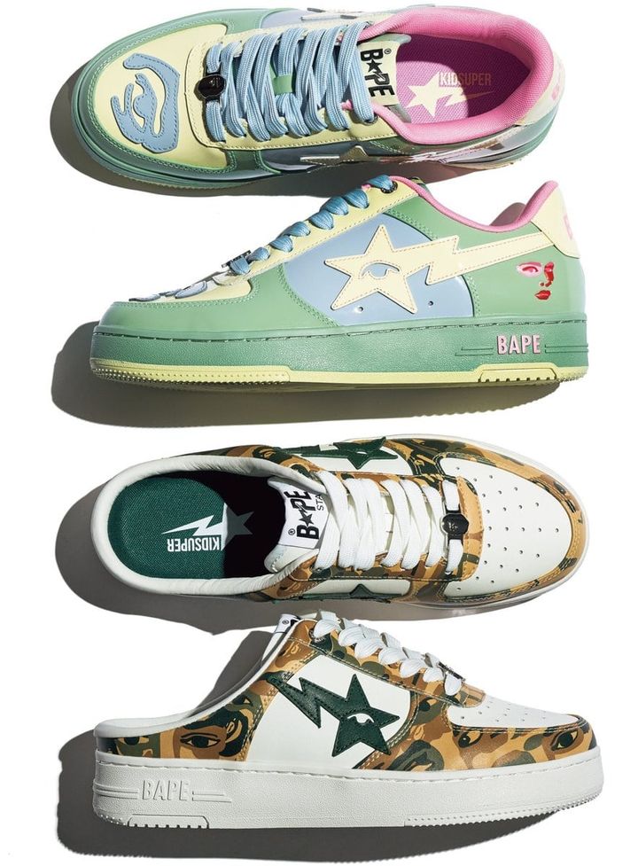 A BATHING APE® × KidSuper（ア ベイシング エイプ® × キッドスーパー）のスニーカー