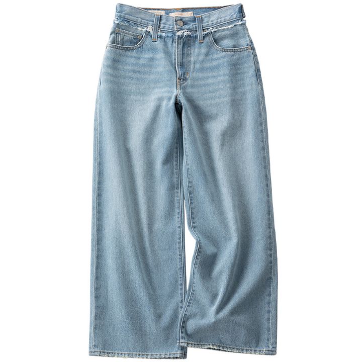 スローブイエナとリーバイスコラボのワイドデニムパンツ