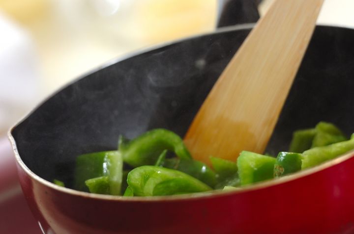 ピーマンの七味みそマリネの作り方1