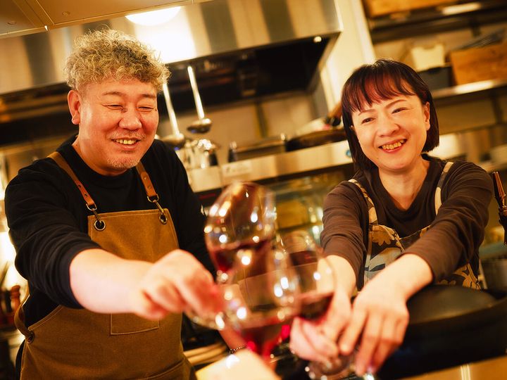 野田『肴・和洋酒 マツケン』の松本賢司氏、純子氏