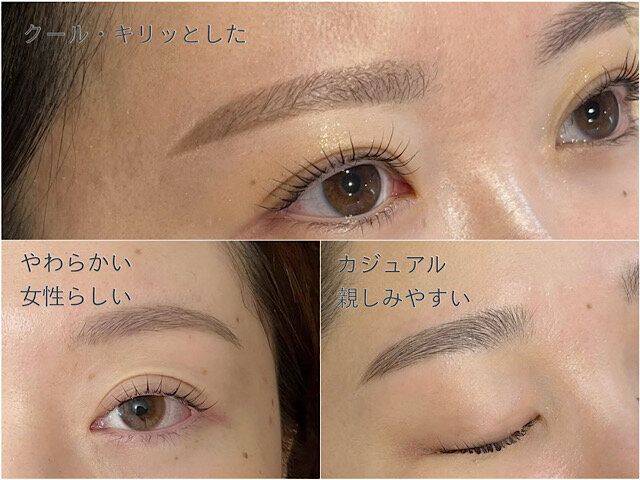 自分のなりたいイメージから眉の形を作る