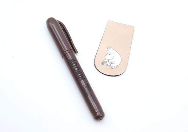 宝島社リンネル7月号増刊のムーミンの携帯できる文具7点セット5