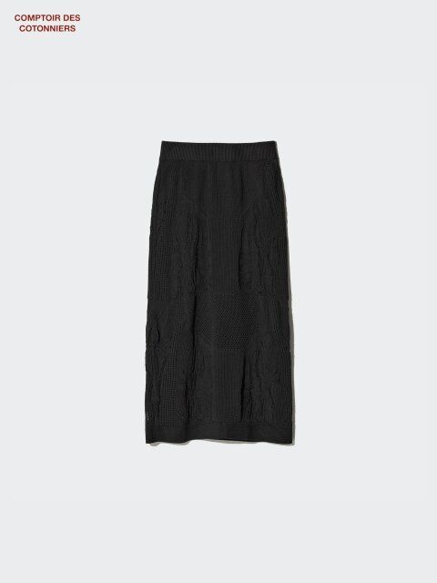 2025春夏ユニクロレディースクロシェロングスカート