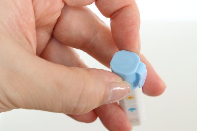 ダイソーの絵文字スタンプのフタ