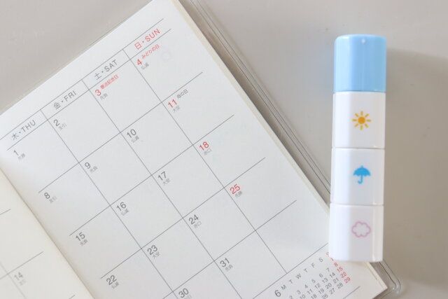 ダイソーの絵文字スタンプは手帳におすすめ