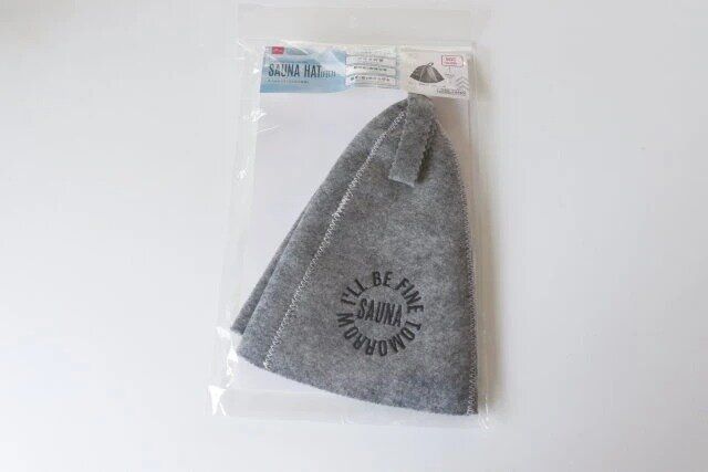 ダイソー サウナハット（フェルト生地） パッケージ