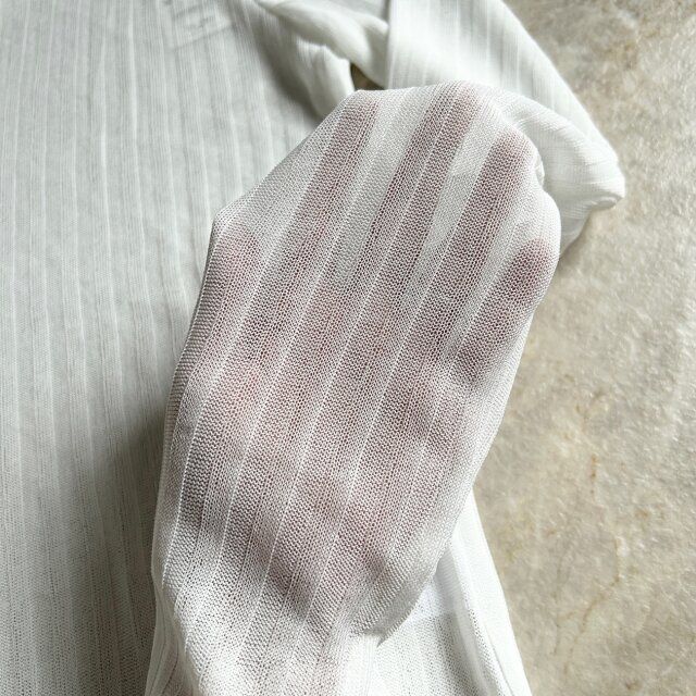 ほんのりとした透け感