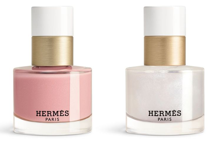 レ マン エルメス ヴェルニ エマイユ 〈左から〉04、02 各15ml 各￥6,600（ともに5月23日より限定発売予定） Photos_©Studio des fleurs