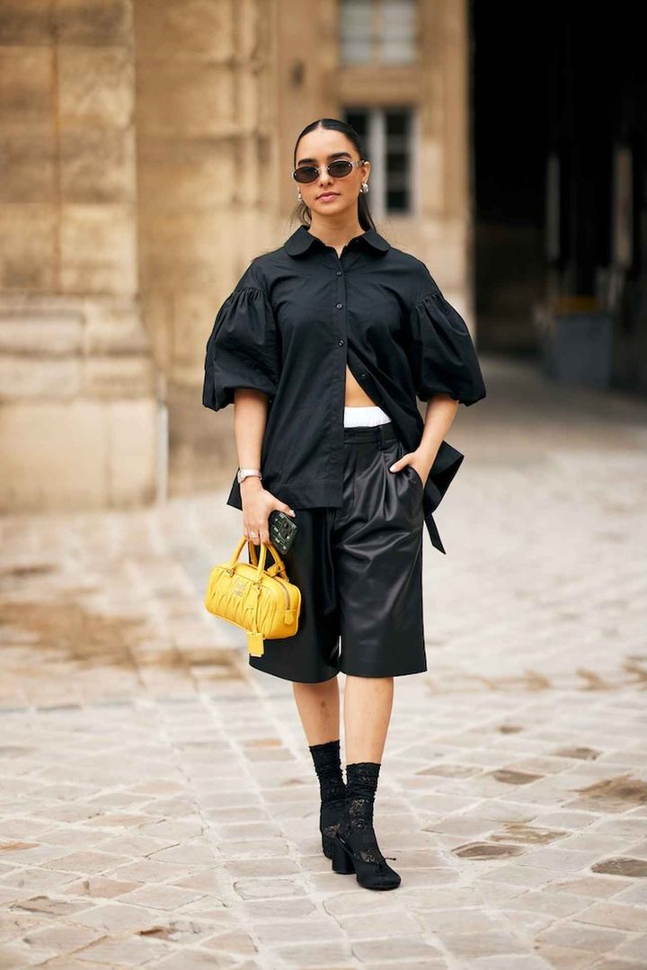 画像: 脱カジュアル！ レザーブラックなら都会的