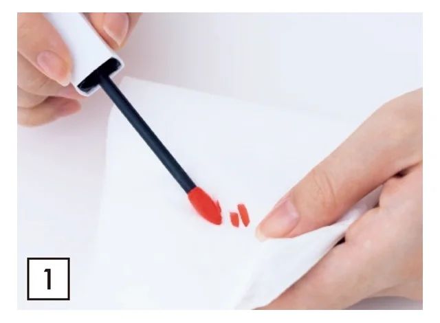 こすれに強いリップの塗り方1 マットリップ