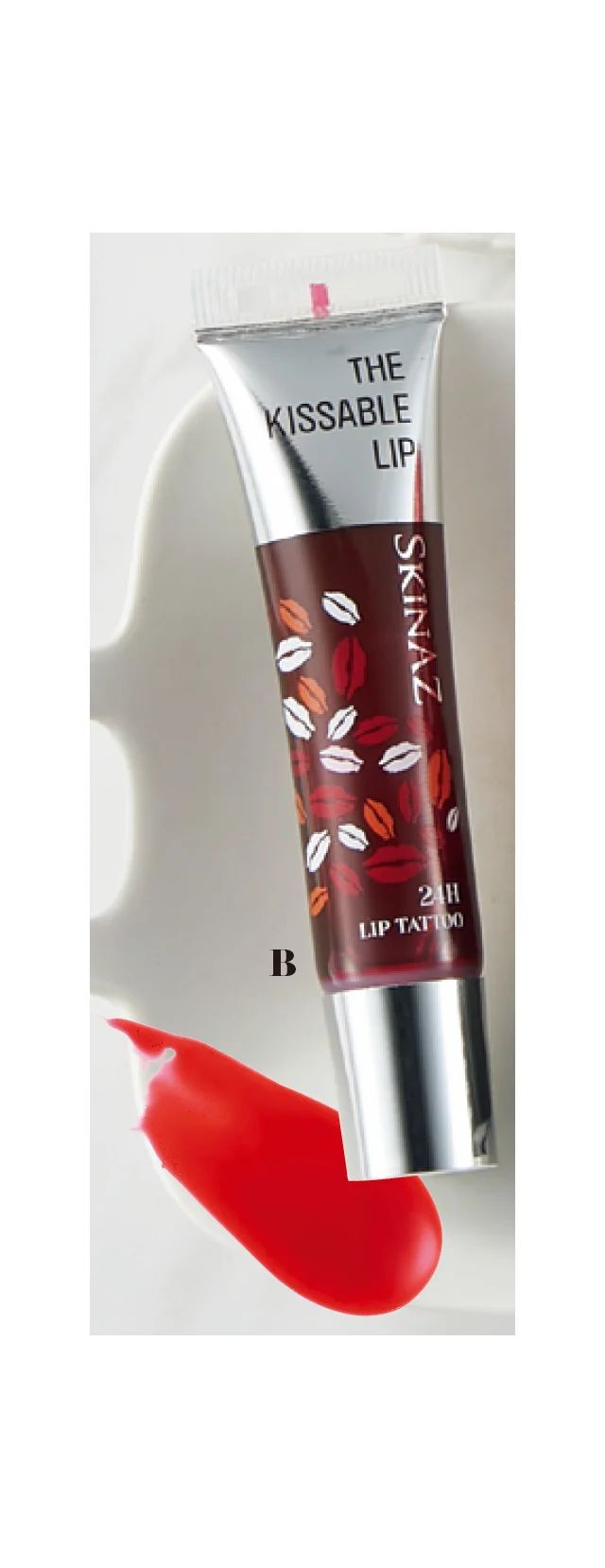 落ちないリップ SKINAZ 24H リップタトゥー バーガンディ シャワー