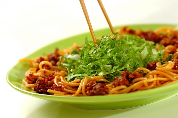 タコライス風焼きそばの作り方4