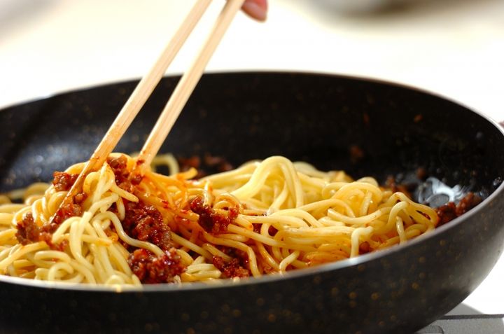 タコライス風焼きそばの作り方3