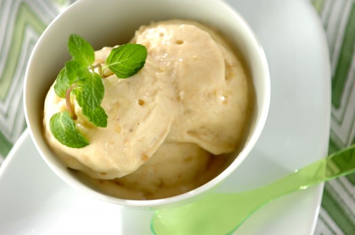 バナナとパイナップルのナイスクリーム