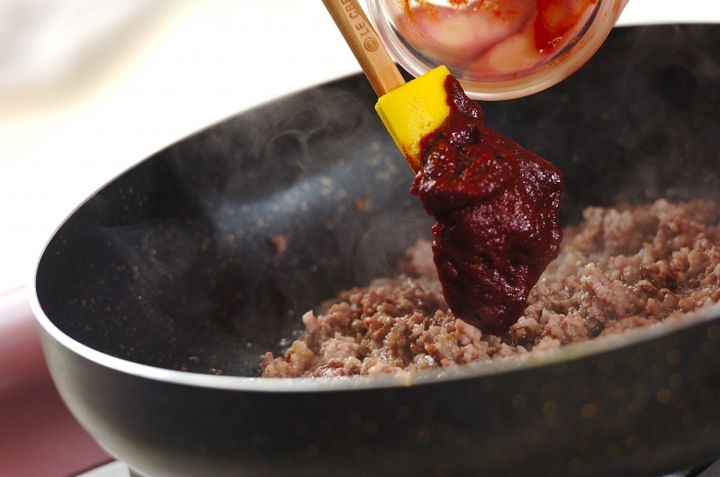 タコライス風焼きそばの作り方2