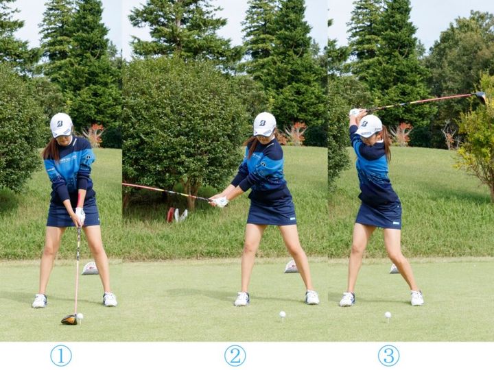 女子プロの美しいスイングを解説！「下半身を上手に使う」とは？