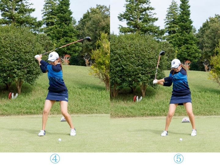 女子プロの美しいスイングを解説！「下半身を上手に使う」とは？